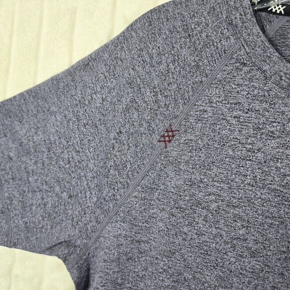 Rhone x Peloton T-Shirt Men's Heather Gray Workout Short Sleeve Size S - Picture 2 of 9